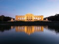 Gloriette in Schonbrunn Palace Garden at Night