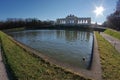 Gloriette in the Schonbrunn Palace Garden - landmark attraction in Vienna, Austria Royalty Free Stock Photo