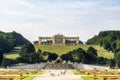 Gloriette and schonbrunn palace gardens Royalty Free Stock Photo