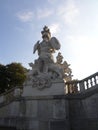 Beautiful sculpture at The Gloriette side, Vienna, Austria.