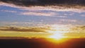 Glorious Colorful Arizona Sunrise Timelapse Zoom Out