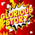 Glorious Story - Comic book style words