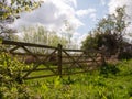 A Glorious and Stunning Wooden Gate and Fence in the Countryside