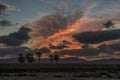 Glorious sunset in Antigua, Fuerteventura, Canary Islands Royalty Free Stock Photo