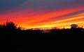 Glorious sunset over the Isle of Arran