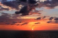 Glorious Sunset at Sea