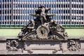 Glory of Commerce, a sculptural group with the clock, at Grand Central Terminal, New York, NY Royalty Free Stock Photo