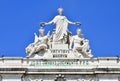 The Glory, detail of Rua Augusta Arch, Lisbon