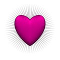 Gloss bur pink heart