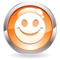 Gloss Button with smile