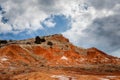 Gloss Mountain Stat Park Royalty Free Stock Photo