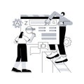 Glossary abstract concept vector illustration Royalty Free Stock Photo