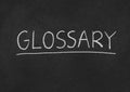 Glossary Royalty Free Stock Photo