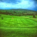 Glossop & District golf course in Derbyshire Royalty Free Stock Photo