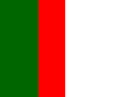 Glosssy glass flag of Muhajir people