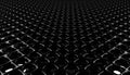 Glossy black metal grid background, 3d rendering Royalty Free Stock Photo
