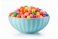 Glossy Bowl colorful candies. Generate Ai