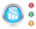 Glossy business button set Royalty Free Stock Photo