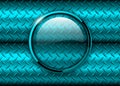 Glossy button with metallic texure