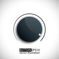 Glossy Button. Vector Illustration Royalty Free Stock Photo