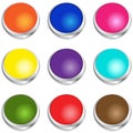 Glossy Buttons Royalty Free Stock Photo