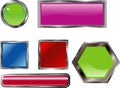 Glossy buttons pack