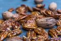 Glossy Candied Pecans Royalty Free Stock Photo