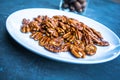 Glossy Candied Pecans Royalty Free Stock Photo