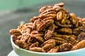 Glossy Candied Pecans Royalty Free Stock Photo
