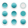 Glossy Ceramic Buttons