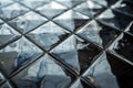 Glossy Ceramic Tile with Geometric Pattern Royalty Free Stock Photo
