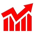 Business statistics graphic icon