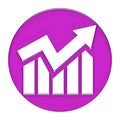 Business statistics graphic icon