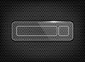 glossy download button on texture Royalty Free Stock Photo