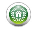 Glossy Eco-Friendly Home Icon