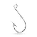 Glossy fishing hook. Royalty Free Stock Photo