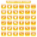 Glossy Food Button