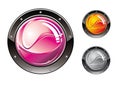 Glossy Futuristic Buttons Royalty Free Stock Photo