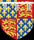 Glossy glass Arms of John of Gaunt, 1st Duke of Lancaster