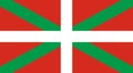 Glossy glass Flag of Basque people