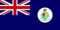 Glossy glass Flag of the British Windward Islands 1903-1958