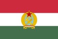 Glossy glass Flag of Hungary from 20 August 1949 to 12 November 1956