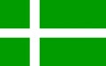 Glossy glass Flag of the Island of Barra, in the Outer Hebrides