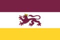 Glossy glass flag of modern Kingdom of Leon