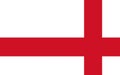 Glossy glass Flag of North West England