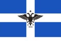 Glossy glass flag of Northern Epirus