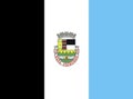 Glossy glass flag of Nova Friburgo