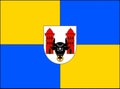 Glossy glass Flag of Prerov