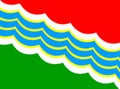 Glossy glass Flag of Tiraspol
