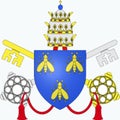 Glossy glass The Papal Insignia of Urban VIII